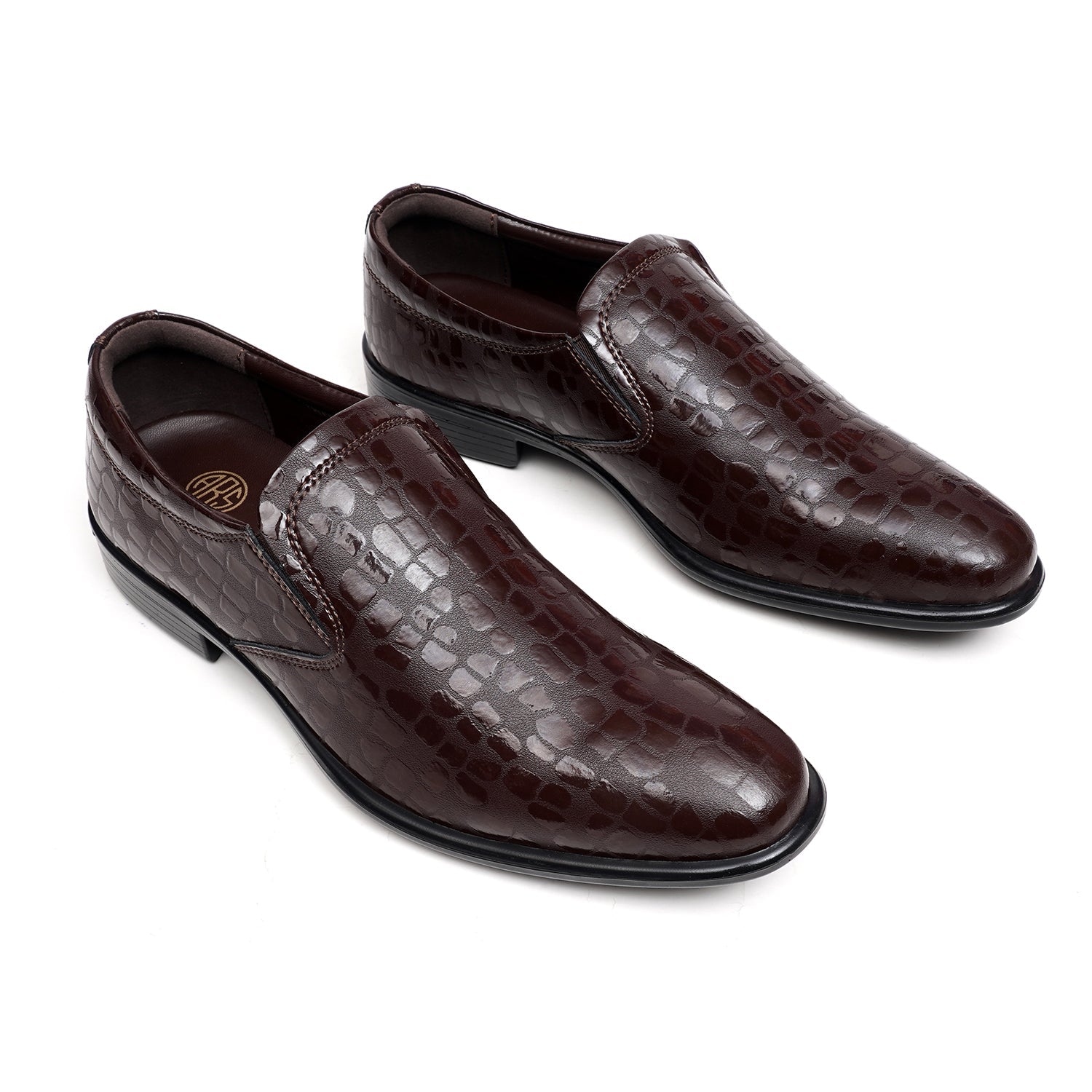 LEATHER SHOES - MSA-15 BROWN