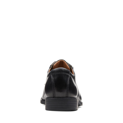Mens - Tilden Plain Black Leather