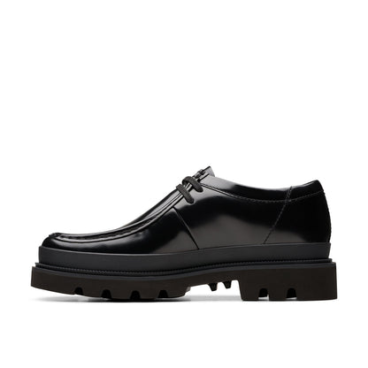 Mens - Badell Seam Black Hi Shine Leather