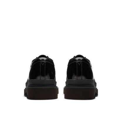 Mens - Badell Seam Black Hi Shine Leather