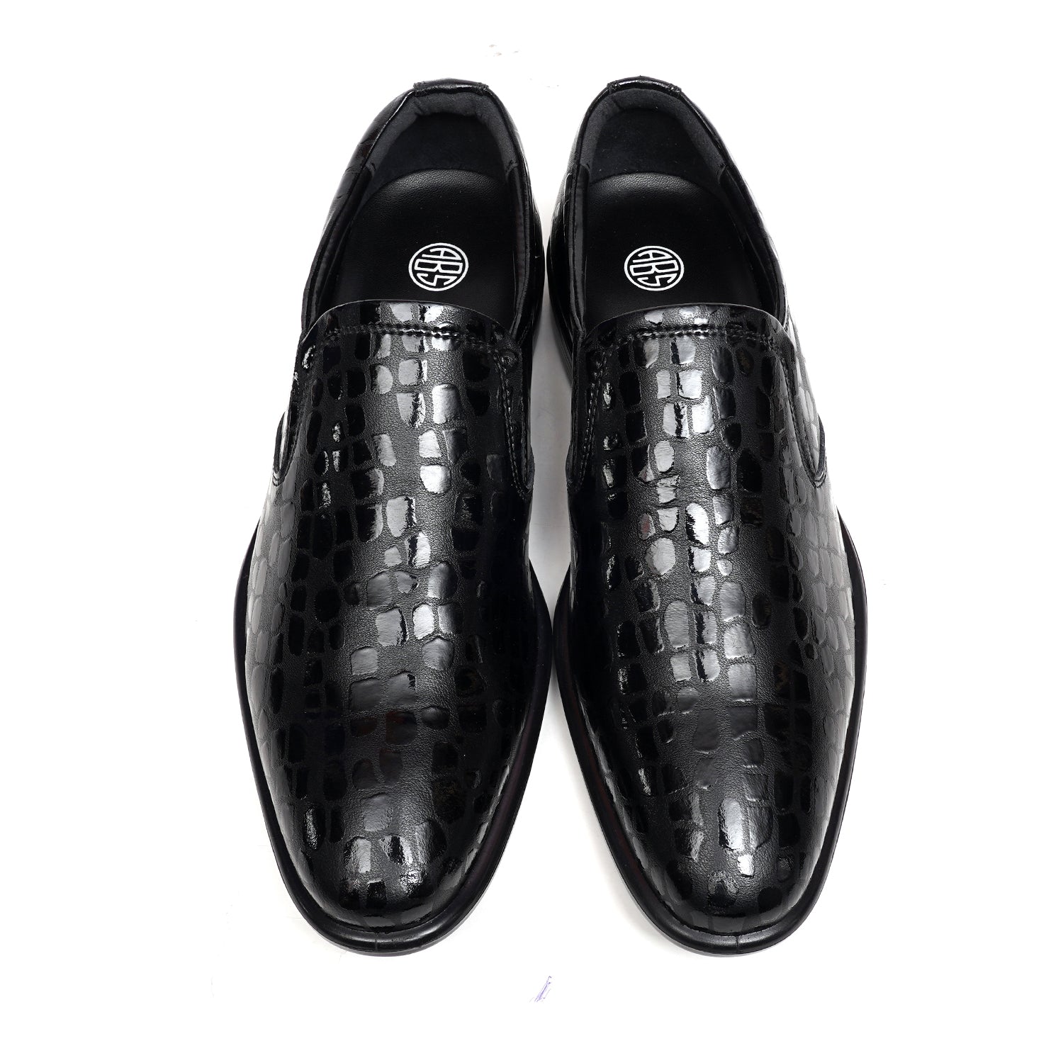 LEATHER SHOES - MSA-15 BLACK