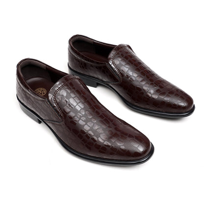 LEATHER SHOES - MSA-15 BROWN