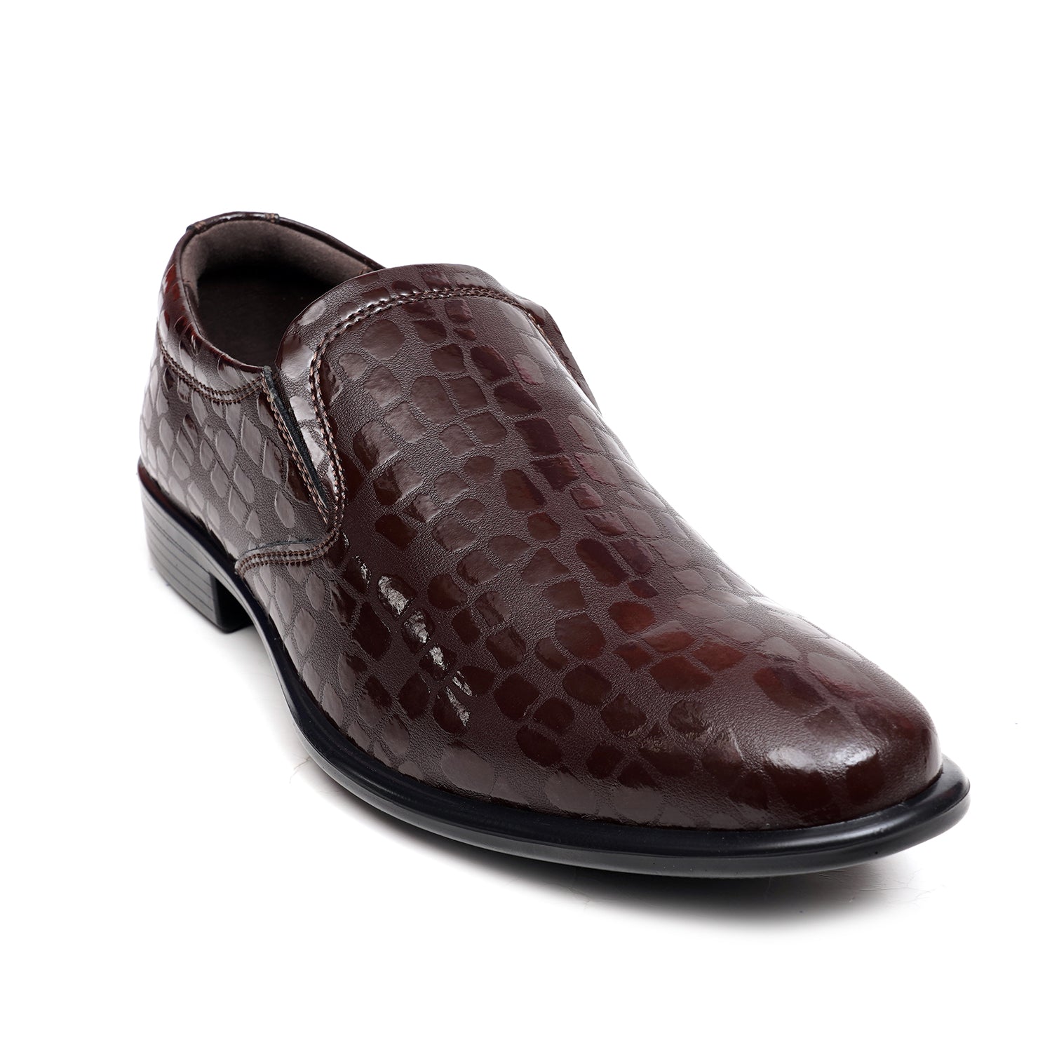 LEATHER SHOES - MSA-15 BROWN